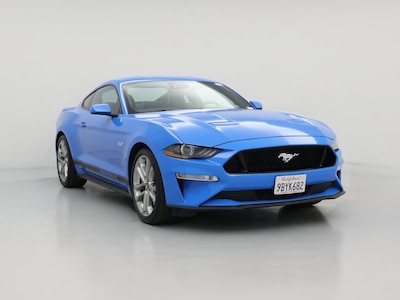 Blue 2022 Ford Mustang GT Premium