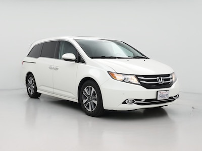 White 2014 Honda Odyssey Touring Elite