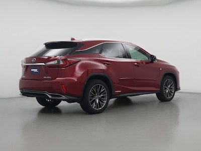 Red 2018 Lexus RX 450h F-Sport