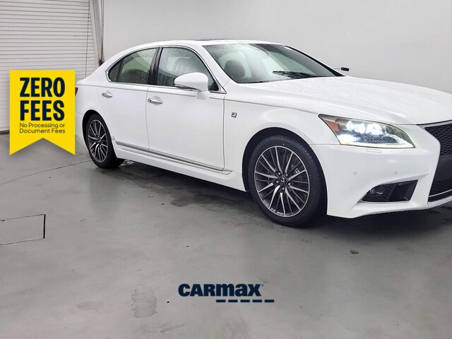 White 2014 Lexus LS Sedan Rear-Wheel Drive Automatic