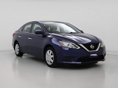 Blue 2017 Nissan Sentra SV