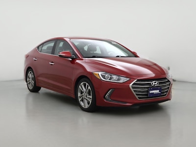 Red 2017 Hyundai Elantra Limited