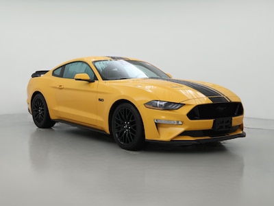 Orange 2022 Ford Mustang GT Premium