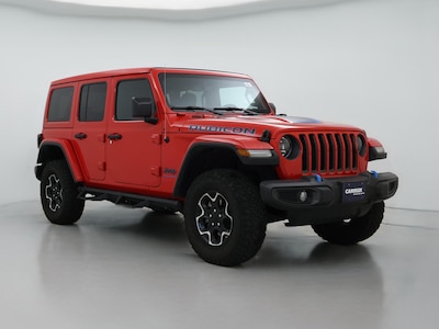 Red 2023 Jeep Wrangler 4XE PHEV Unlimited Rubicon