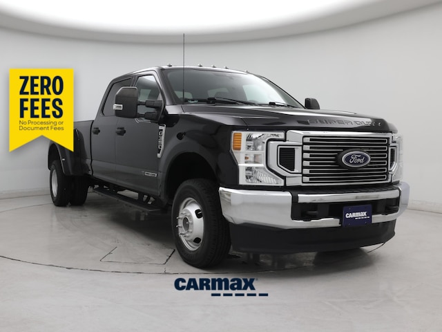 Black 2022 Ford F-350 Super Duty Pickup Truck Four-Wheel Drive Automatic