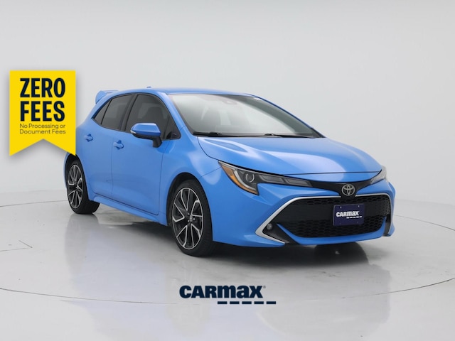 Blue 2019 Toyota Corolla Hatchback Hatchback Front-Wheel Drive Manual