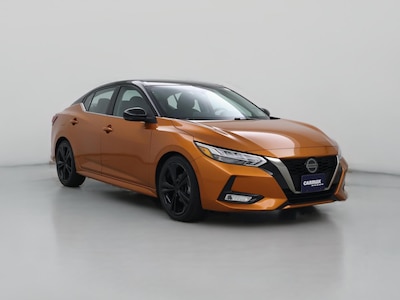 Orange 2021 Nissan Sentra SR
