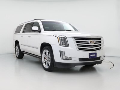 White 2018 Cadillac Escalade ESV Platinum