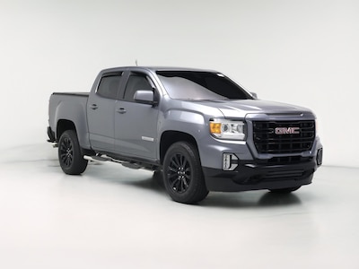 Gray 2021 GMC Canyon Elevation