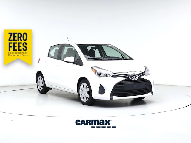 White 2017 Toyota Yaris Hatchback Front-Wheel Drive Automatic