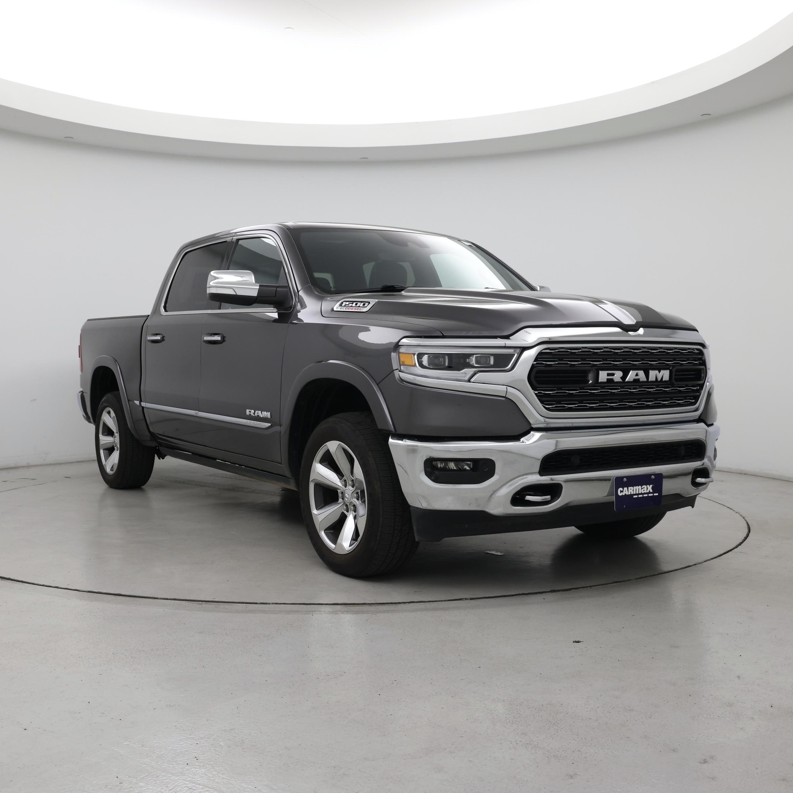 Gray 2022 RAM 1500 Pickup Truck Four-Wheel Drive Automatic