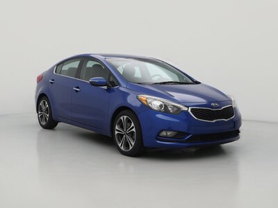 Blue 2014 Kia Forte EX