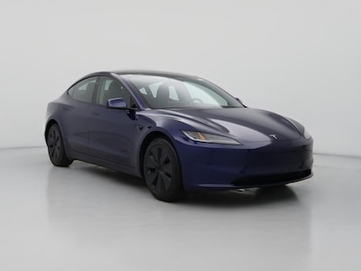 Blue 2025 Tesla Model 3 Long Range
