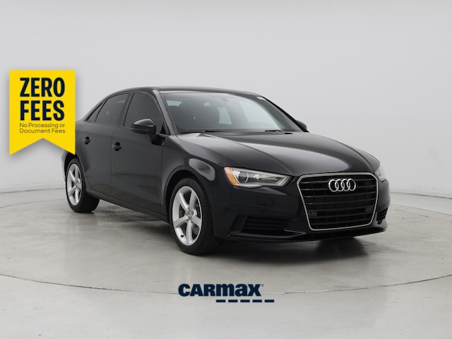 Black 2016 Audi A3 Sedan Front-Wheel Drive Automatic