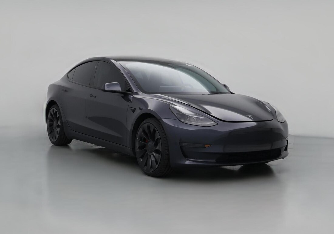 2023 Tesla Model 3 Performance in Gray — CarMax photo