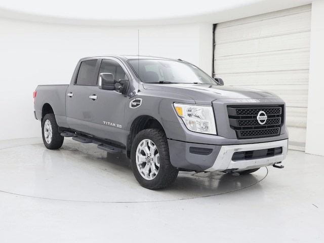 Gray 2021 Nissan Titan Pickup Truck Automatic
