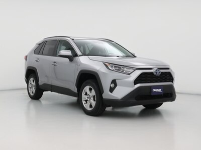 Silver 2020 Toyota RAV4 Hybrid XLE
