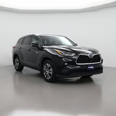 Black 2021 Toyota Highlander Hybrid XLE