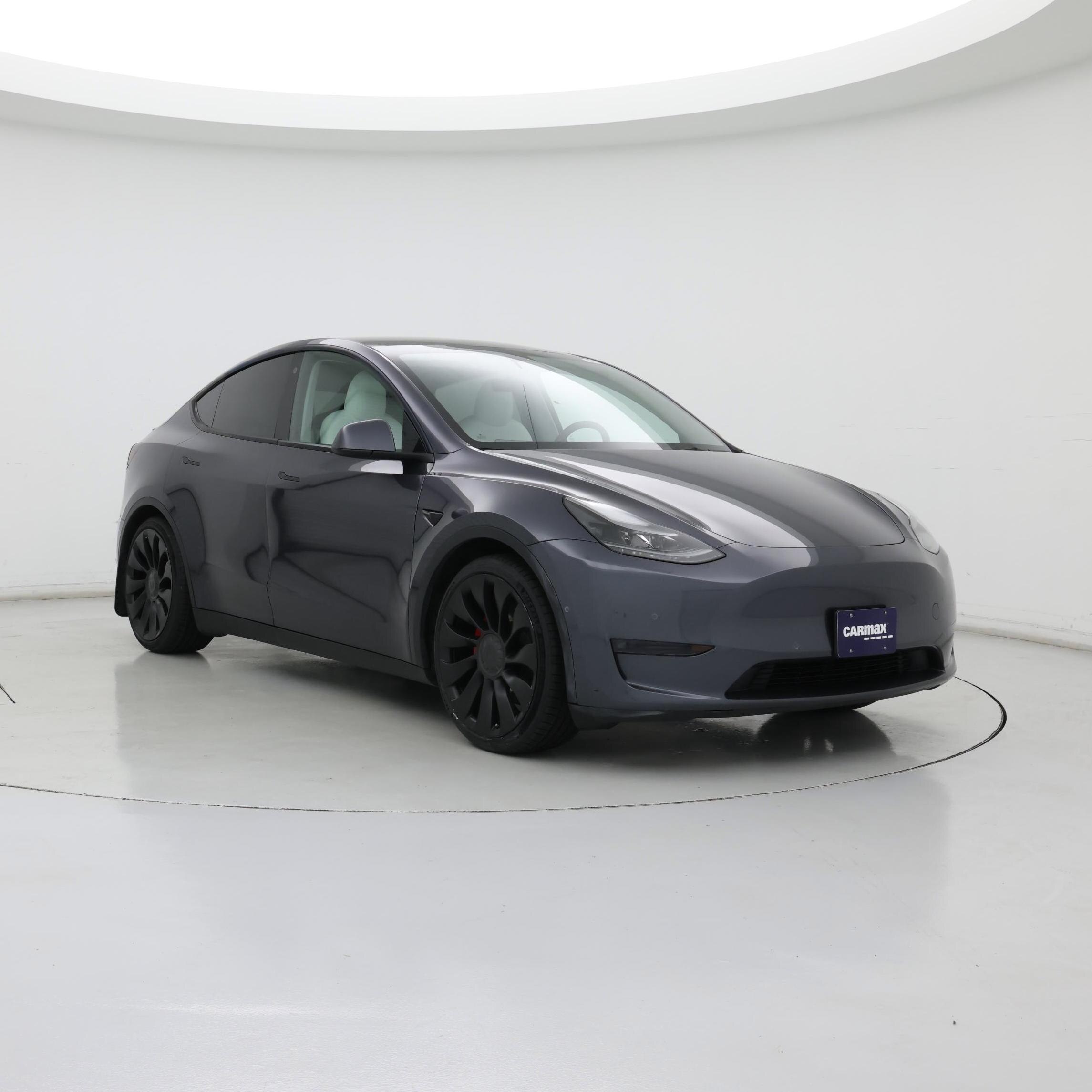 Gray 2023 Tesla Model Y SUV / Crossover All-Wheel Drive Automatic