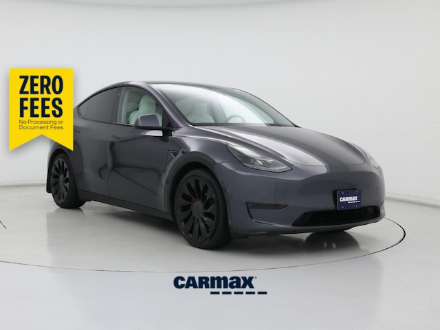 Gray 2023 Tesla Model Y SUV / Crossover All-Wheel Drive Automatic