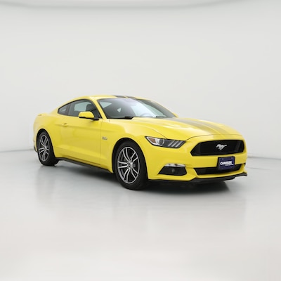 Yellow 2016 Ford Mustang GT Premium
