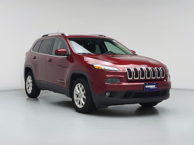 Red 2015 Jeep Cherokee Latitude