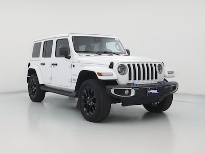 White 2022 Jeep Wrangler 4XE PHEV Unlimited Sahara