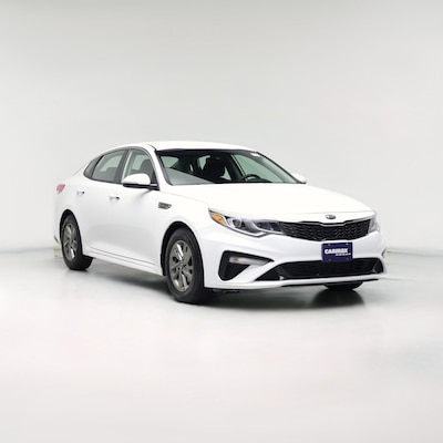 White 2019 Kia Optima LX