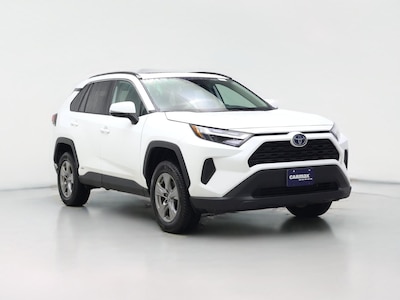 White 2023 Toyota RAV4 Hybrid XLE