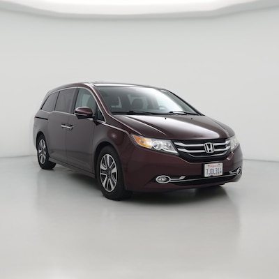 Red 2015 Honda Odyssey Touring