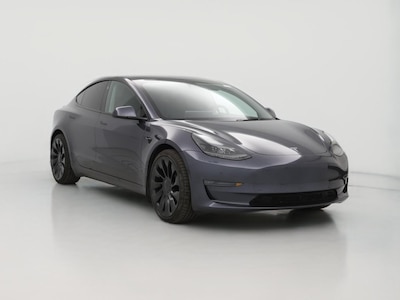 Gray 2023 Tesla Model 3 Performance