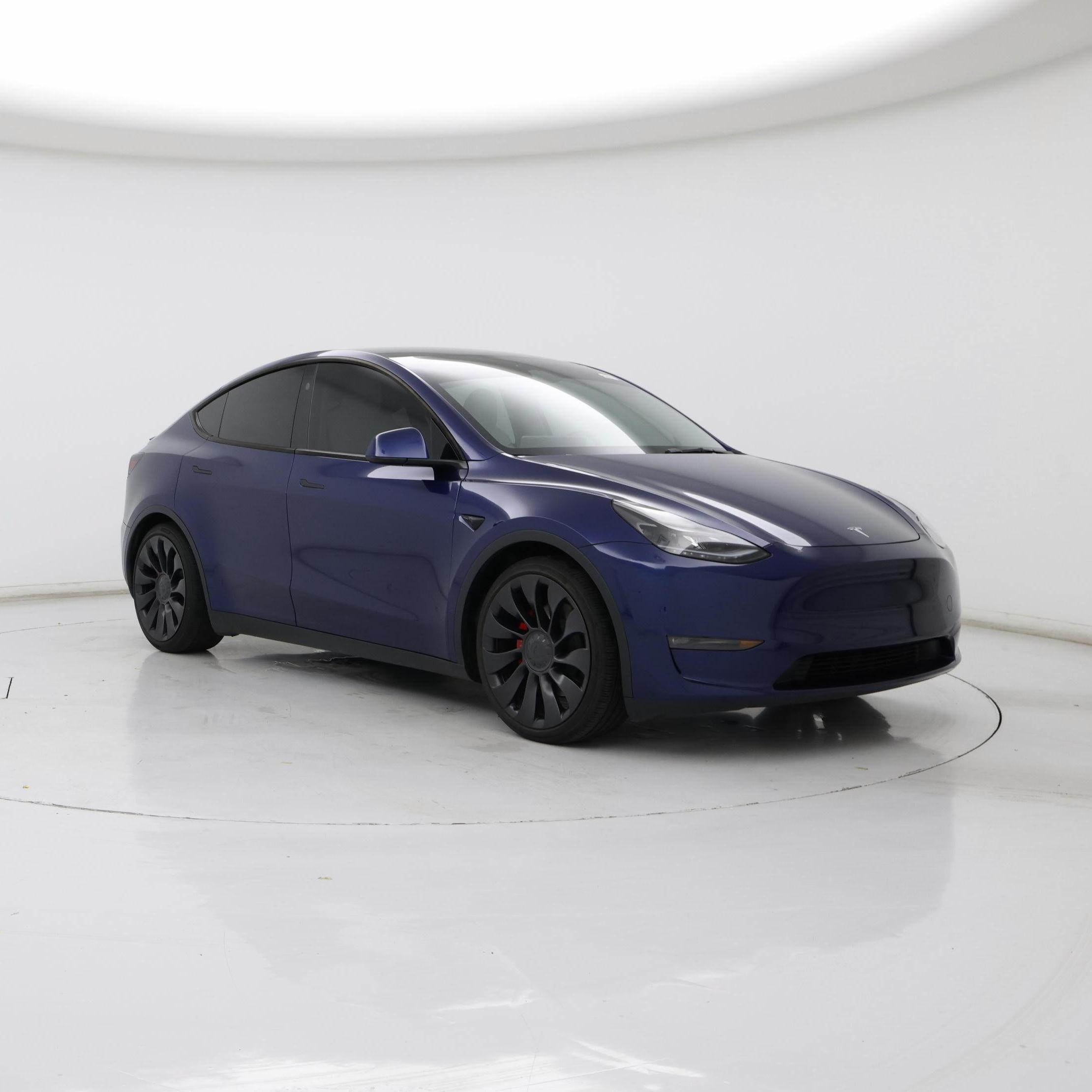 Blue 2025 Tesla Model Y SUV / Crossover All-Wheel Drive Automatic