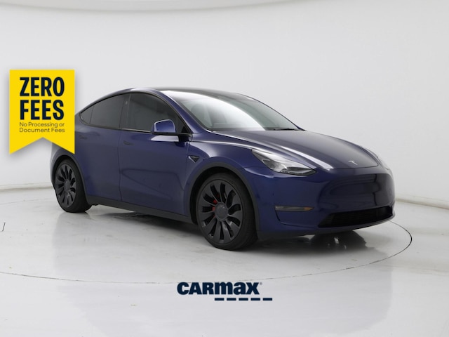 Blue 2025 Tesla Model Y SUV / Crossover All-Wheel Drive Automatic