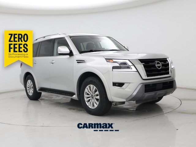 Silver 2023 Nissan Armada SV 4WD SUV / Crossover Four-Wheel Drive Automatic