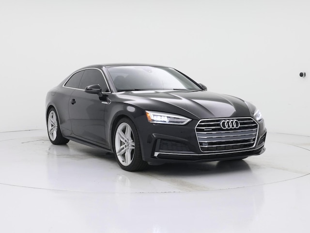 Black 2018 Audi A5 2.0T quattro Premium Plus Coupe AWD Coupe All-Wheel Drive Automatic