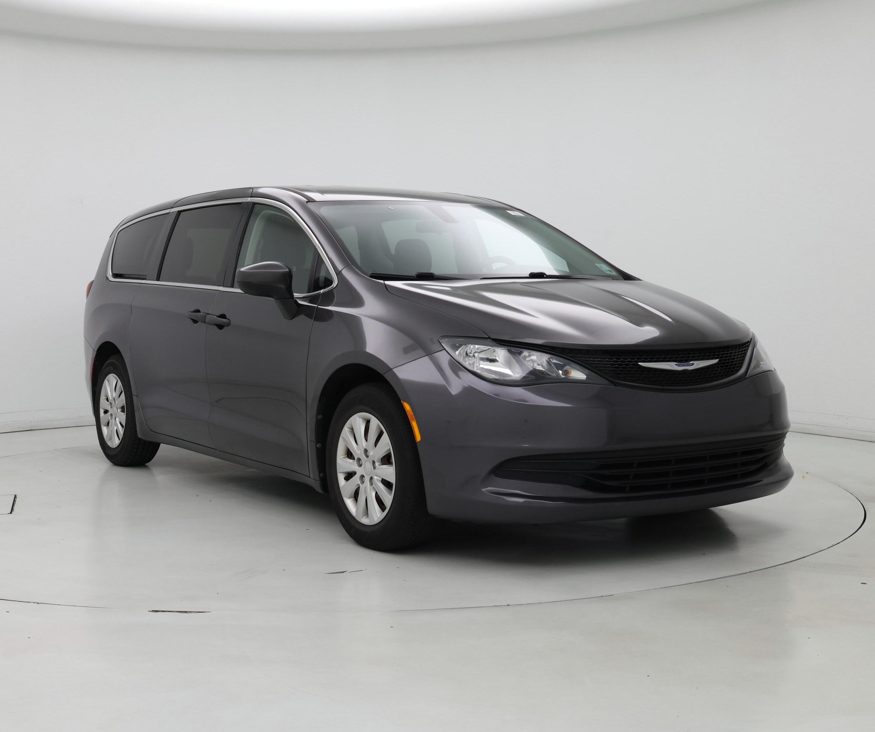 Gray 2020 Chrysler Voyager L FWD Minivan Front-Wheel Drive Automatic