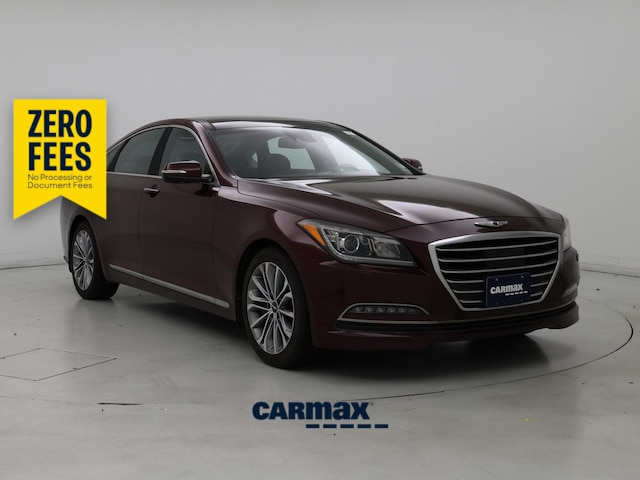 Red (Burgundy) 2017 Genesis G80 Sedan Automatic