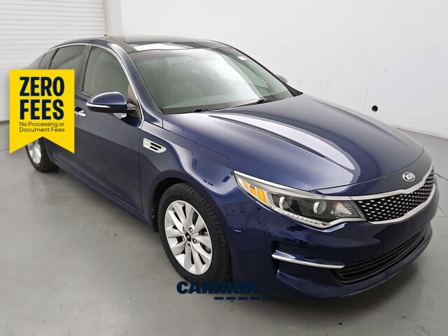 Blue 2016 Kia Optima EX Sedan Front-Wheel Drive Automatic