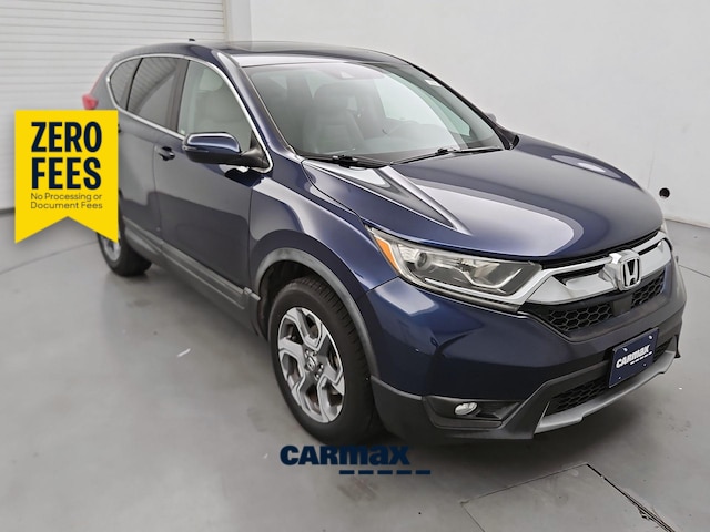 Blue 2017 Honda CR-V EX-L AWD SUV / Crossover All-Wheel Drive Automatic