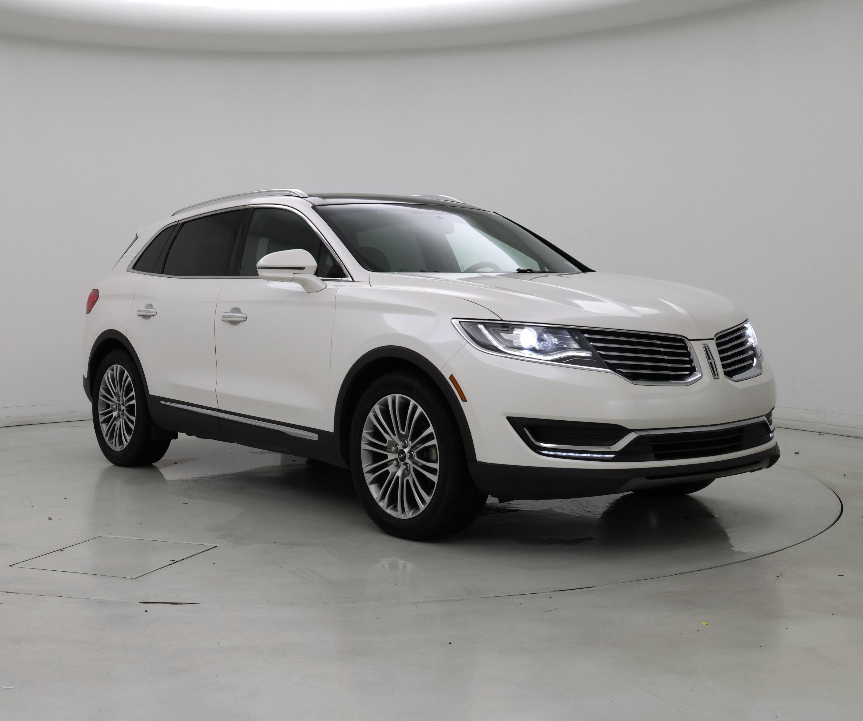 White 2016 Lincoln MKX SUV / Crossover Front-Wheel Drive Automatic