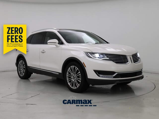 White 2016 Lincoln MKX SUV / Crossover Front-Wheel Drive Automatic
