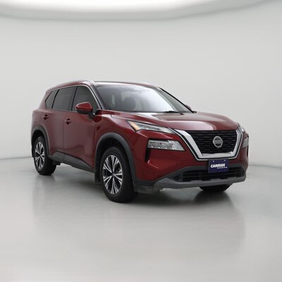 Red 2021 Nissan Rogue SV