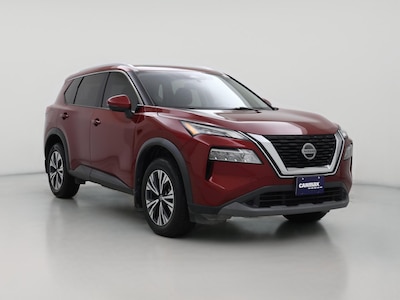 Red 2021 Nissan Rogue SV