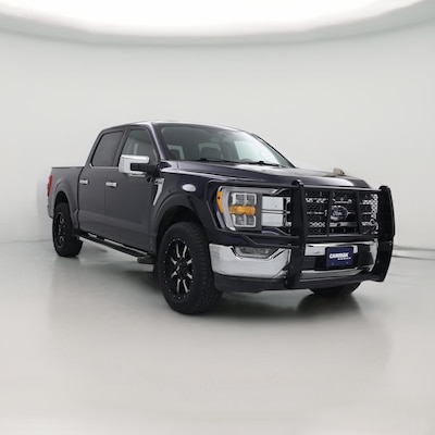 Blue 2023 Ford F150 Lariat