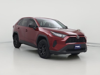 Red 2022 Toyota RAV4 LE