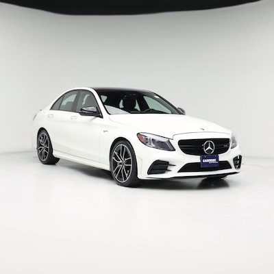 White 2019 Mercedes-Benz C43 AMG