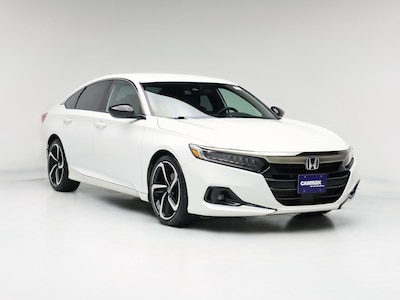 White 2021 Honda Accord Sport