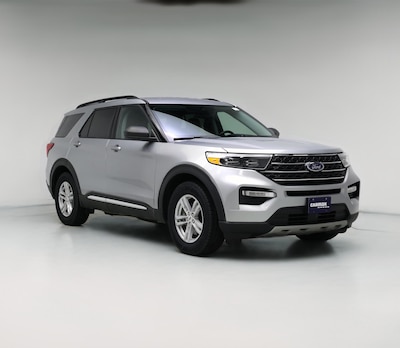 Silver 2022 Ford Explorer XLT