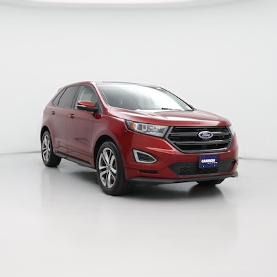 Red 2015 Ford Edge Sport