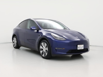 Blue 2024 Tesla Model Y Long Range